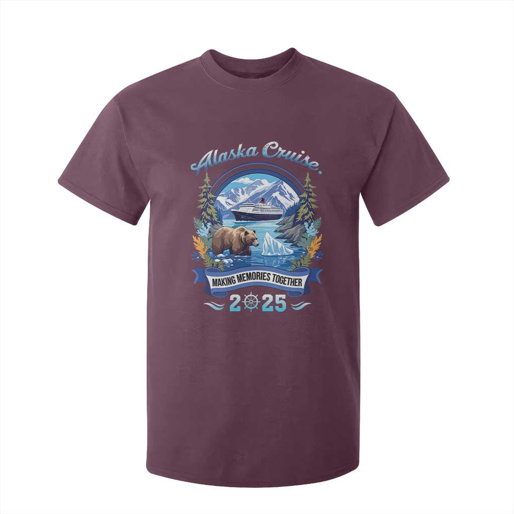 Alaska Cruising T Shirt For Kid Alaskan Cruisin Together Matching Family Cruise TS10 Maroon Print Your Wear