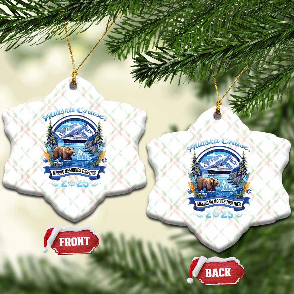 Alaska Cruising Ceramic Ornament Alaskan Cruisin Together Matching Family Cruise TS10 Print Your Wear