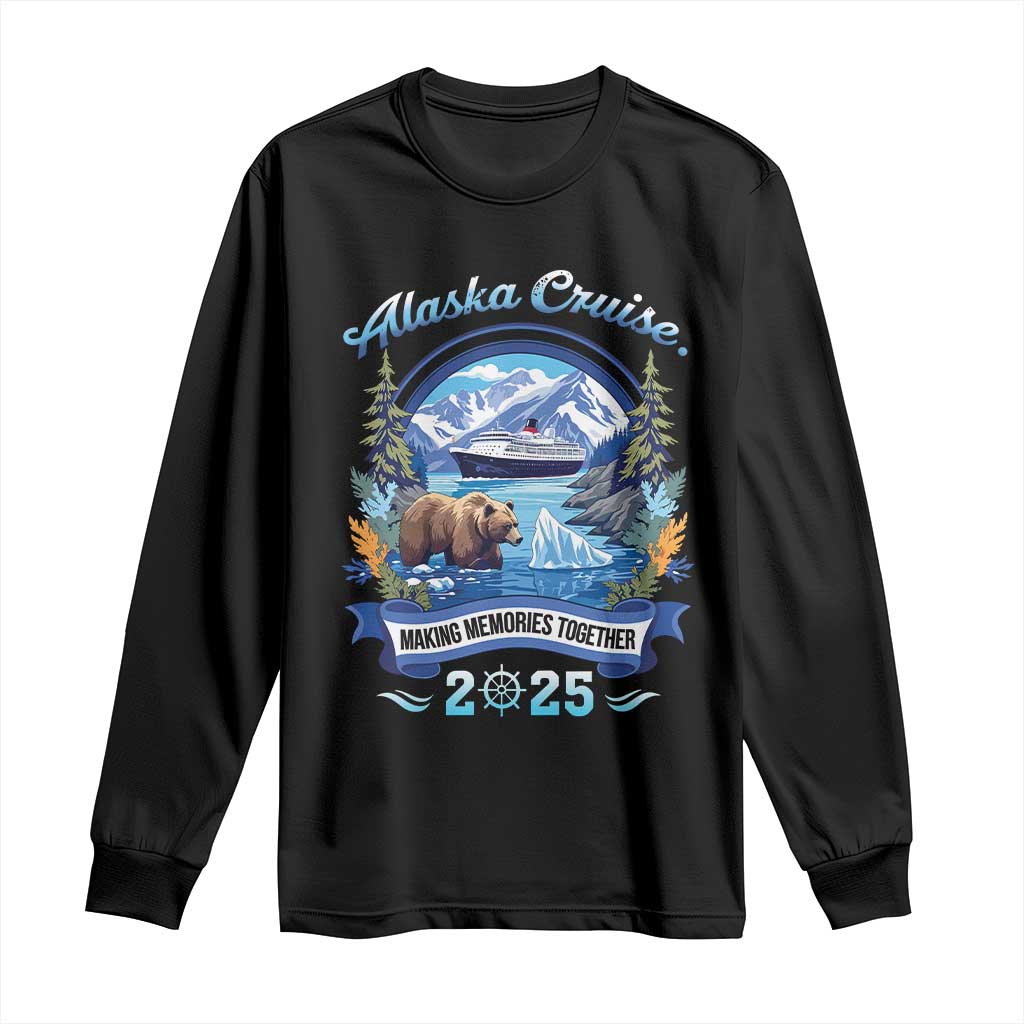 Alaska Cruising Long Sleeve Shirt Alaskan Cruisin Together Matching Family Cruise TS10 Black Print Your Wear