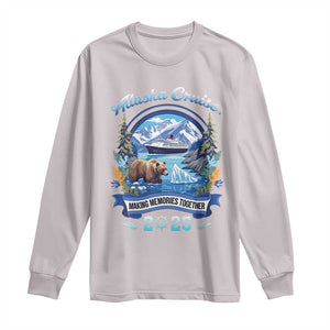 Alaska Cruising Long Sleeve Shirt Alaskan Cruisin Together Matching Family Cruise TS10 Ice Gray Print Your Wear