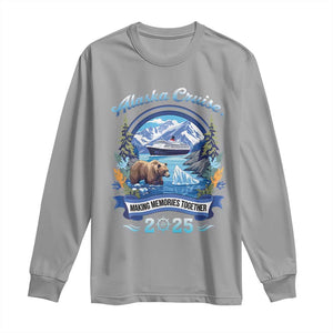 Alaska Cruising Long Sleeve Shirt Alaskan Cruisin Together Matching Family Cruise TS10 Sport Gray Print Your Wear