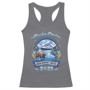 Alaska Cruising Racerback Tank Top Alaskan Cruisin Together Matching Family Cruise TS10 Charcoal Print Your Wear