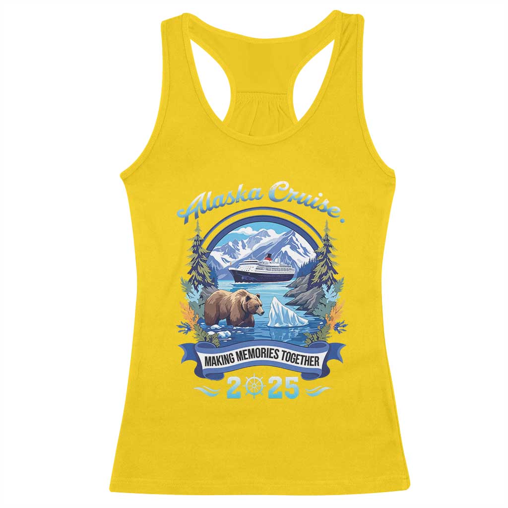 Alaska Cruising Racerback Tank Top Alaskan Cruisin Together Matching Family Cruise TS10 Daisy Print Your Wear