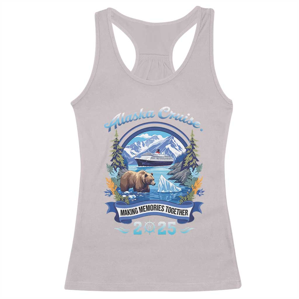 Alaska Cruising Racerback Tank Top Alaskan Cruisin Together Matching Family Cruise TS10 Ice Gray Print Your Wear