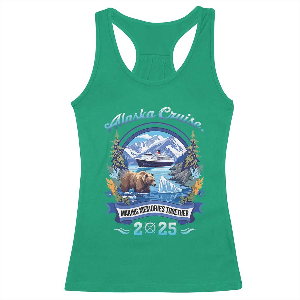 Alaska Cruising Racerback Tank Top Alaskan Cruisin Together Matching Family Cruise TS10 Irish Green Print Your Wear