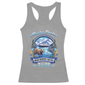 Alaska Cruising Racerback Tank Top Alaskan Cruisin Together Matching Family Cruise TS10 Sport Gray Print Your Wear