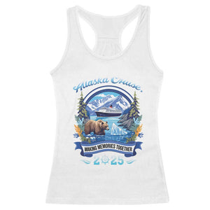 Alaska Cruising Racerback Tank Top Alaskan Cruisin Together Matching Family Cruise TS10 White Print Your Wear