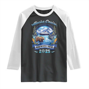 Alaska Cruising Raglan Shirt Alaskan Cruisin Together Matching Family Cruise TS10 Black White Print Your Wear