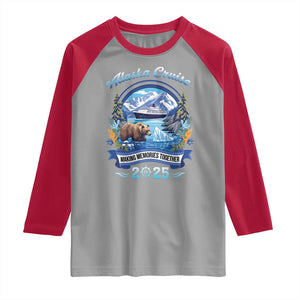 Alaska Cruising Raglan Shirt Alaskan Cruisin Together Matching Family Cruise TS10 Sport Gray Red Print Your Wear
