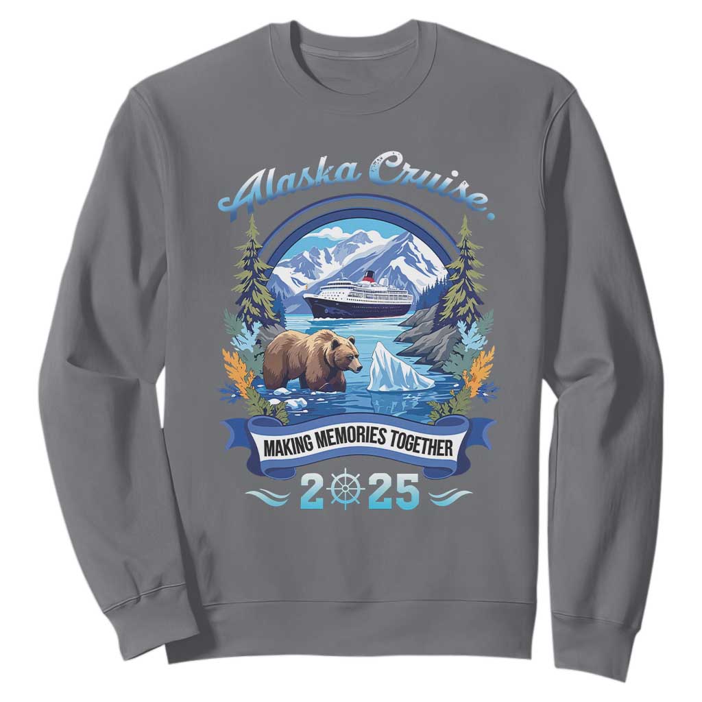 Alaska Cruising Sweatshirt Alaskan Cruisin Together Matching Family Cruise TS10 Charcoal Print Your Wear