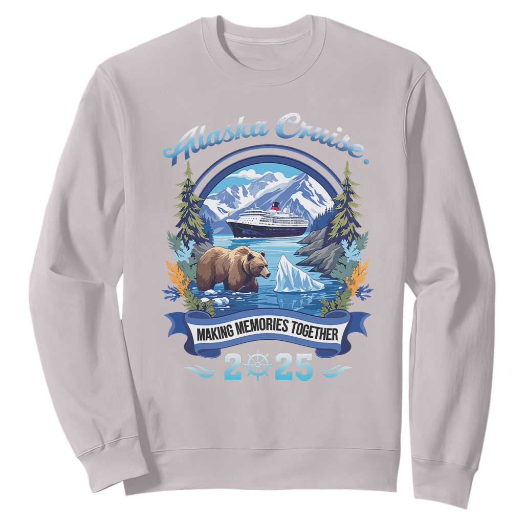 Alaska Cruising Sweatshirt Alaskan Cruisin Together Matching Family Cruise TS10 Ice Gray Print Your Wear