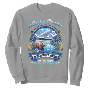 Alaska Cruising Sweatshirt Alaskan Cruisin Together Matching Family Cruise TS10 Sport Gray Print Your Wear