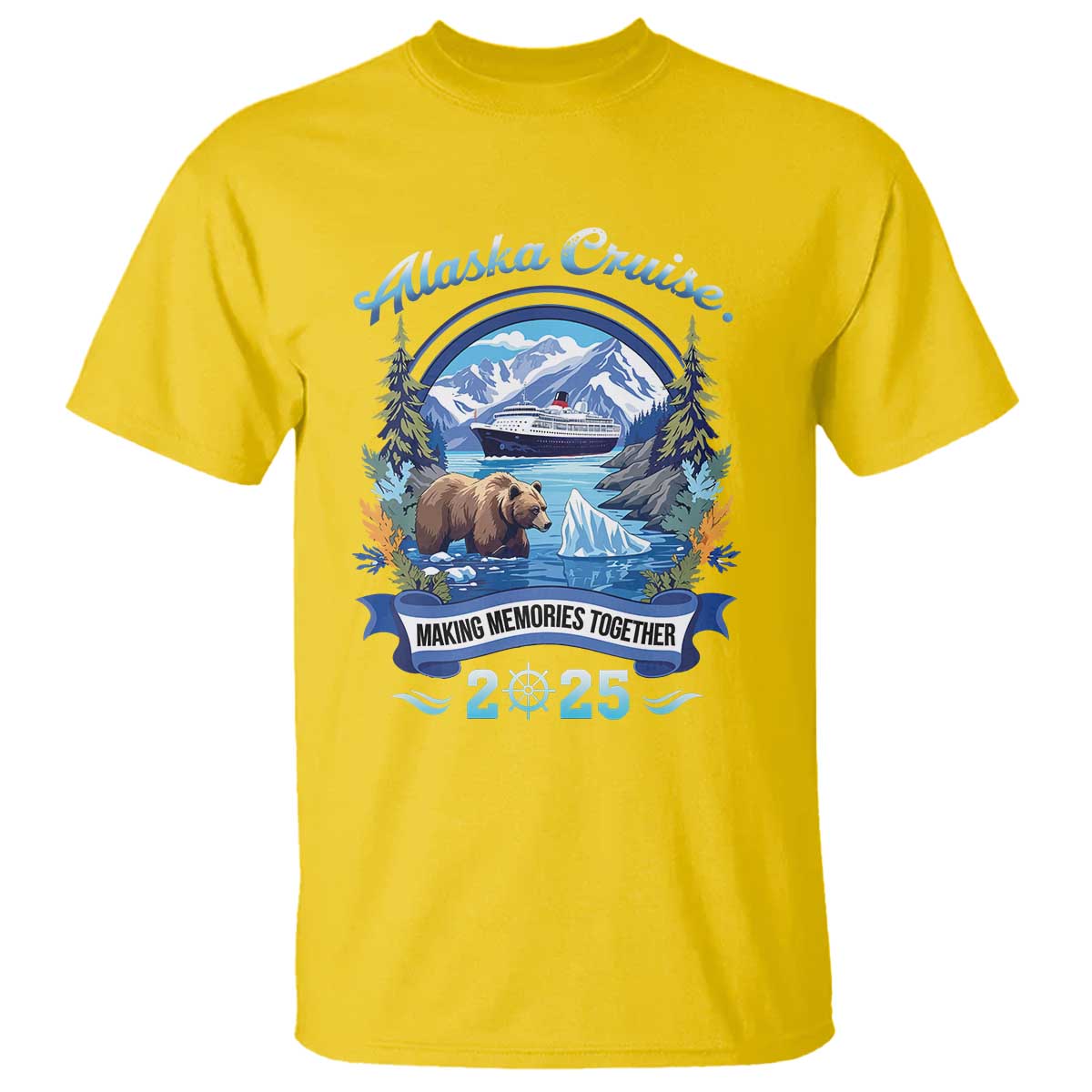 Alaska Cruising T Shirt Alaskan Cruisin Together Matching Family Cruise TS10 Daisy Print Your Wear