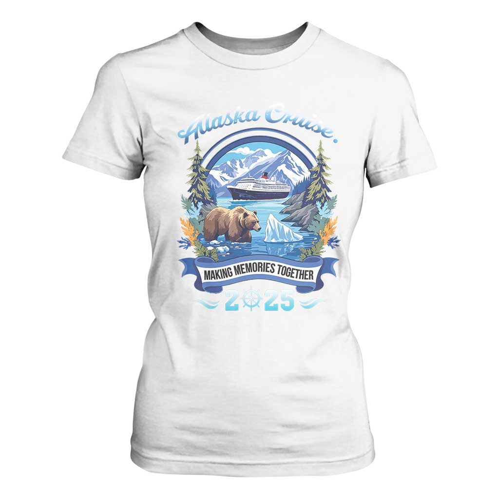 Alaska Cruising T Shirt For Women Alaskan Cruisin Together Matching Family Cruise TS10 White Print Your Wear