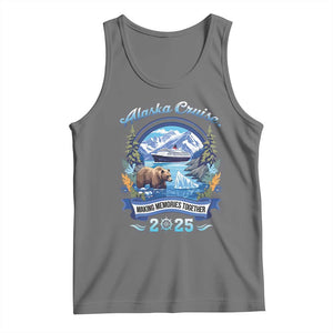 Alaska Cruising Tank Top Alaskan Cruisin Together Matching Family Cruise TS10 Black Heather Print Your Wear