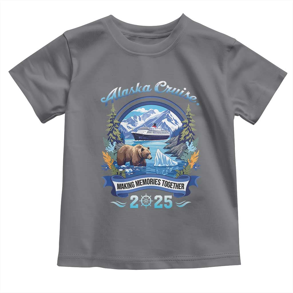 Alaska Cruising Toddler T Shirt Alaskan Cruisin Together Matching Family Cruise TS10 Charcoal Print Your Wear