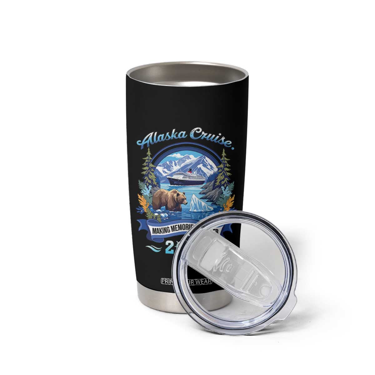 Alaska Cruising Tumbler Cup Alaskan Cruisin Together Matching Family Cruise TS10 Print Your Wear
