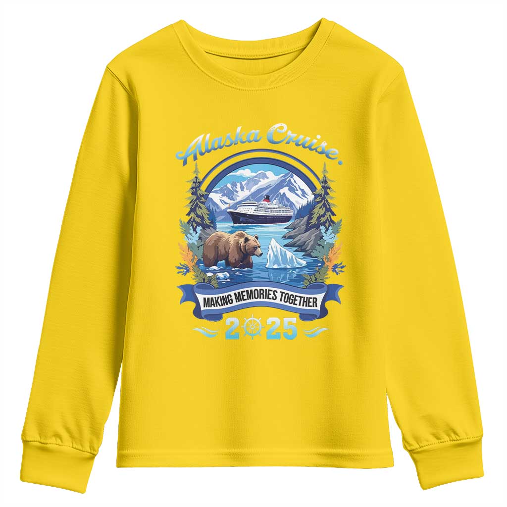 Alaska Cruising Youth Sweatshirt Alaskan Cruisin Together Matching Family Cruise TS10 Daisy Print Your Wear