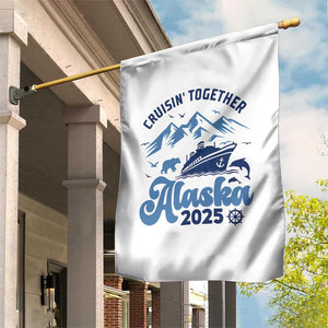 Alaska Cruise Garden Flag Cruisin Together Matching Family Cruise 2025 TS10 Print Your Wear
