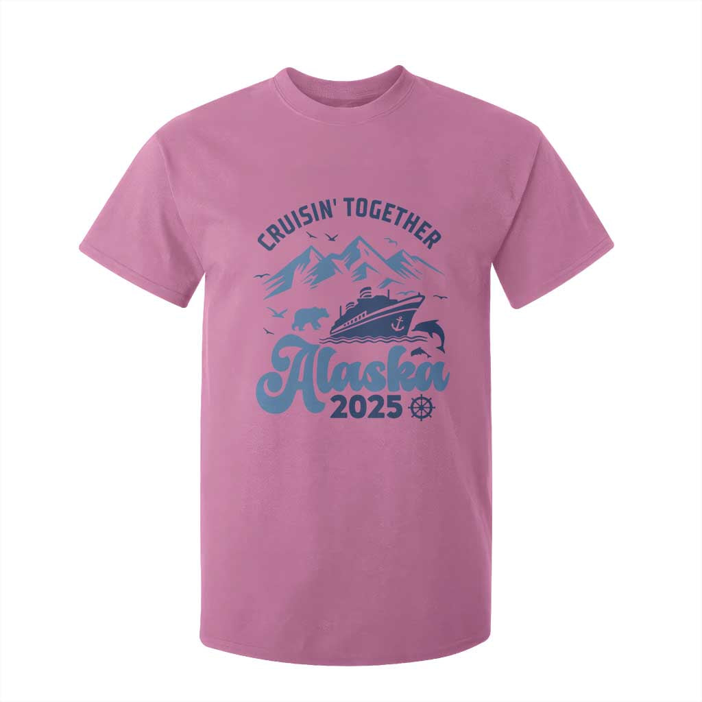 Alaska Cruise T Shirt For Kid Cruisin Together Matching Family Cruise 2025 TS10 Azalea Print Your Wear