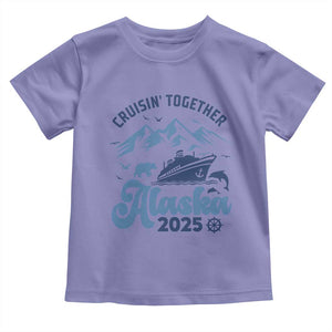 Alaska Cruise Toddler T Shirt Cruisin Together Matching Family Cruise 2025 TS10 Violet Print Your Wear