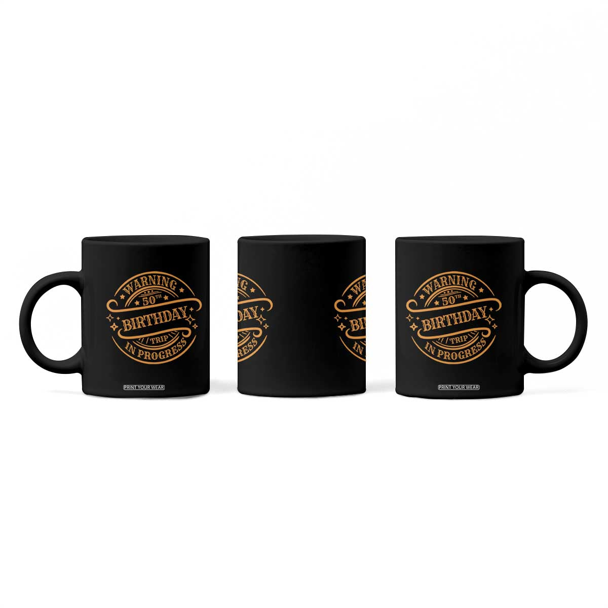 50th Birthday Trip Coffee Mug Retro Funny Milestone Vacation TS10 Print Your Wear