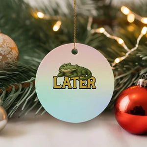 See You Later Alligator Ceramic Ornament Funny Teacher Meme Viral Quote TS10 1pc Pastel Print Your Wear