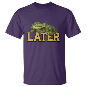 See You Later Alligator T Shirt Funny Teacher Meme Viral Quote TS10 Purple Print Your Wear