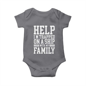Funny Family Cruise Baby Onesie Vacation Trip Matching Cruise Ship TS10 Charcoal Print Your Wear