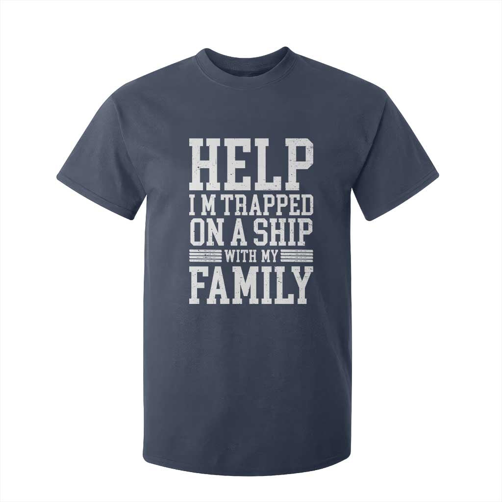 Funny Family Cruise T Shirt For Kid Vacation Trip Matching Cruise Ship TS10 Navy Print Your Wear
