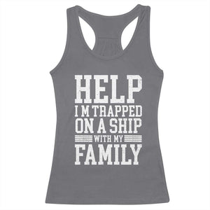Funny Family Cruise Racerback Tank Top Vacation Trip Matching Cruise Ship TS10 Charcoal Print Your Wear