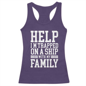 Funny Family Cruise Racerback Tank Top Vacation Trip Matching Cruise Ship TS10 Purple Print Your Wear