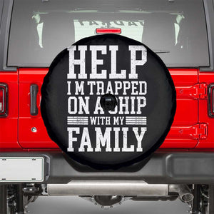 Funny Family Cruise Spare Tire Cover Vacation Trip Matching Cruise Ship TS10 Black Print Your Wear