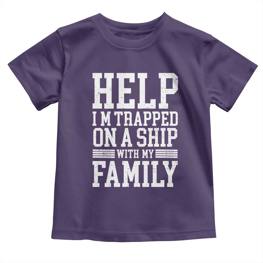 Funny Family Cruise Toddler T Shirt Vacation Trip Matching Cruise Ship TS10 Purple Print Your Wear