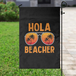 Hola Beaches Garden Flag Funny Beach Vacation Summer TS10 Print Your Wear