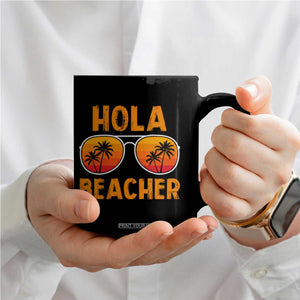 Hola Beaches Coffee Mug Funny Beach Vacation Summer TS10 Print Your Wear