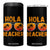 Hola Beaches 4 in 1 Can Cooler Tumbler Funny Beach Vacation Summer TS10 One Size: 16 oz Black Print Your Wear