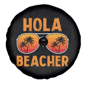 Hola Beaches Spare Tire Cover Funny Beach Vacation Summer TS10 Print Your Wear