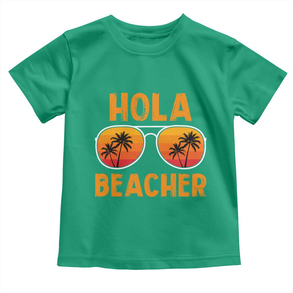 Hola Beaches Toddler T Shirt Funny Beach Vacation Summer TS10 Irish Green Print Your Wear