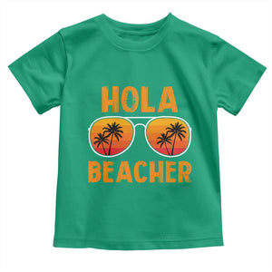 Hola Beaches Toddler T Shirt Funny Beach Vacation Summer TS10 Irish Green Print Your Wear