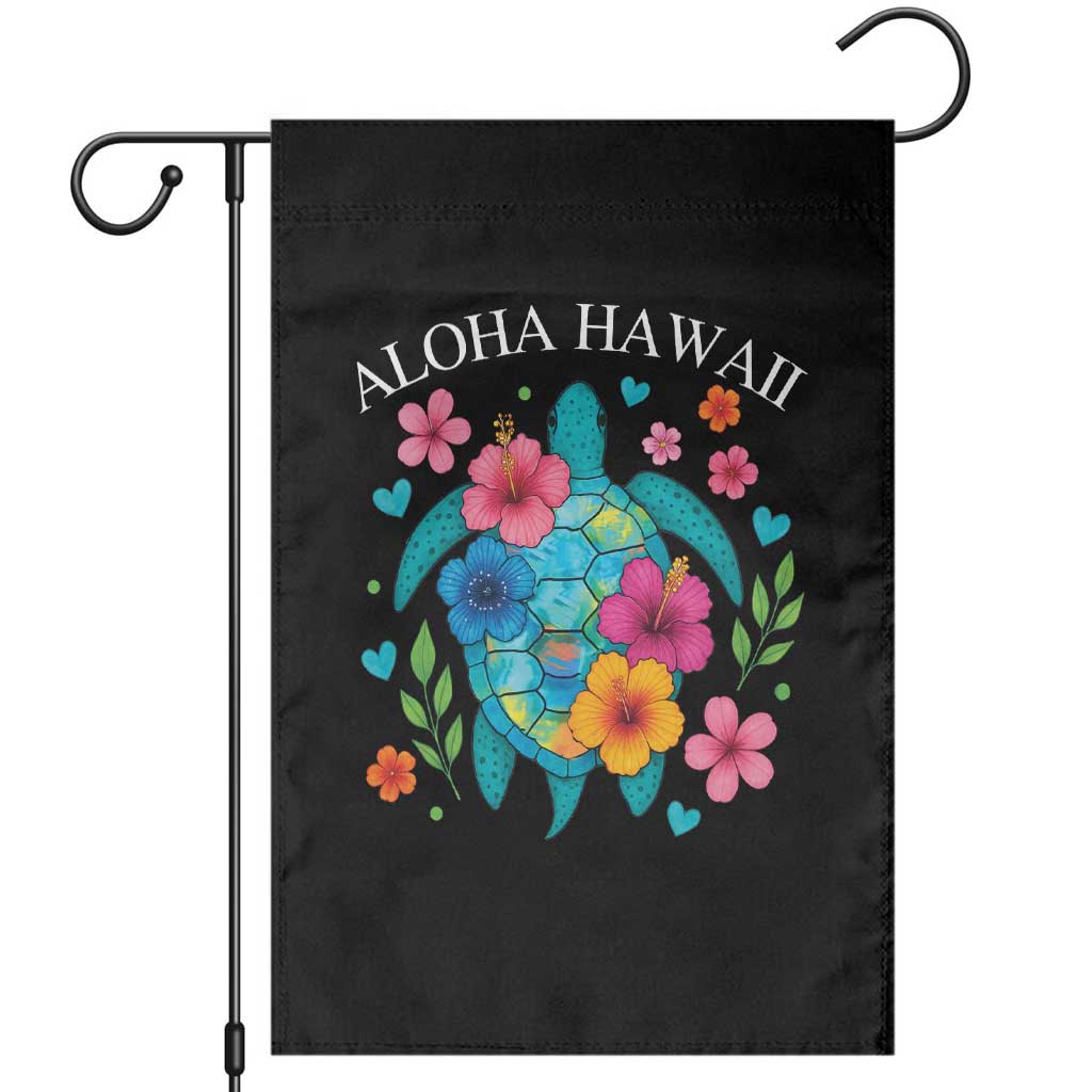 Aloha Hawaii Garden Flag Sea Turtle Summer Hawaiian Island TS10 Black Print Your Wear