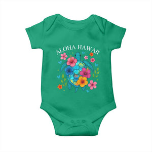 Aloha Hawaii Baby Onesie Sea Turtle Summer Hawaiian Island TS10 Irish Green Print Your Wear