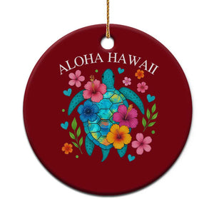 Aloha Hawaii Ceramic Ornament Sea Turtle Summer Hawaiian Island TS10 1pc Red Print Your Wear