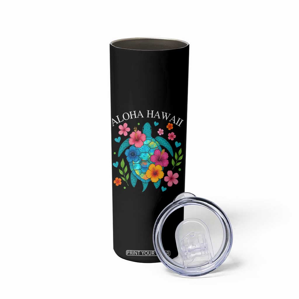 Aloha Hawaii Skinny Tumbler Sea Turtle Summer Hawaiian Island TS10 Print Your Wear