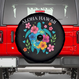 Aloha Hawaii Spare Tire Cover Sea Turtle Summer Hawaiian Island TS10 Black Print Your Wear