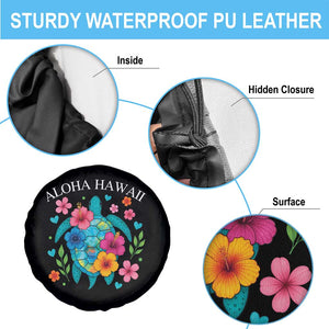 Aloha Hawaii Spare Tire Cover Sea Turtle Summer Hawaiian Island TS10 Print Your Wear