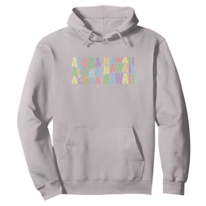 Aloha Hawaii Hoodie Flower Summer Hawaiian Island TS10 Ice Gray Print Your Wear