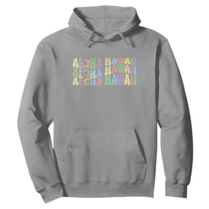 Aloha Hawaii Hoodie Flower Summer Hawaiian Island TS10 Sport Gray Print Your Wear