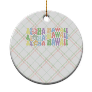 Aloha Hawaii Ceramic Ornament Flower Summer Hawaiian Island TS10 1pc Christmas Plaid Print Your Wear