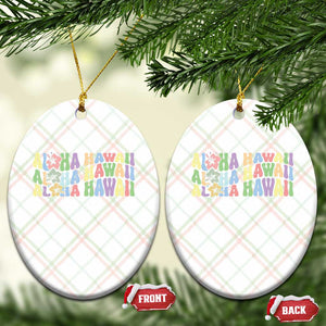 Aloha Hawaii Ceramic Ornament Flower Summer Hawaiian Island TS10 Print Your Wear